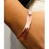 Yeidid International Women's Bracelets Rose - 18K Rose Gold-Plated Herringbone Chain Bracelet