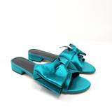 Rebecca Minkoff Shoes | Rebecca Minkoff Tropical Green Calista Bow Sandal | Color: Green | Size: 7