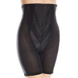 Plus Size Women's No Top Roll High Waist Long Leg w/ Zipper by Rago in Black (Size 12X)