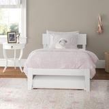 Three Posts™ Baby & Kids Aahil Solid Wood Platform Standard Bed w/ Trundle by Three Posts™ Metal in White, Size 32.0 H x 40.38 W x 76.0 D in Wayfair
