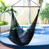 World Menagerie Cadenza Single Person Relaxing Hand-Woven Mayan Artists of the Yucatan Nylon w/ Accessories Included Hammock Swing Chair Nylon