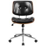 Corrigan Studio® Low Back Task Chair Upholstered in Black/Brown/Gray, Size 34.0 H x 19.5 W x 23.0 D in | Wayfair CD538A8CDCBE4F1295164521C69278F9