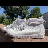 Adidas Shoes | Adidas Originals High Top White Sneakers | Color: White | Size: 6.5