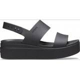 Crocs Black / Black Women’S Crocs Brooklyn Low Wedge Shoes