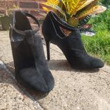 Jessica Simpson Shoes | Black Suede Stiletto Heels | Color: Black | Size: 9
