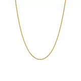 Primavera Italy 24 Inch Spiga Chain Necklace, Gold