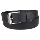 Men's Levi's Logo Buckle Leather Belt, Size: Medium, Black