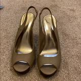 Jessica Simpson Shoes | Jessica Simpson Slingback Heels | Color: Brown/Tan | Size: 6