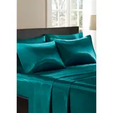 Madison Park Essentials Satin Pillowcases - 2 Pack, Teal, King