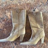 Michael Kors Shoes | Michael Kors Lt. Brown Cowboy Boots Sz 8.5m | Color: Brown/Tan | Size: 8.5