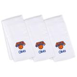 "Infant White New York Knicks Personalized Burp Cloth 3-Pack"