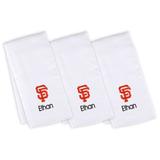 "Infant White San Francisco Giants Personalized Burp Cloth 3-Pack"