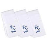 Infant White Kansas City Royals Personalized Burp Cloth 3-Pack