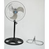 ZOOM 50" Oscillating Pedestal/Standing Fan in Black, Size 50.0 H x 19.5 W x 20.0 D in | Wayfair 28112-3