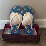 Tory Burch Shoes | Brand New Never Worn Tory Burch Flip Flops | Color: Blue | Size: 7