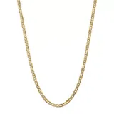 Belk & Co Men's 14K Yellow Gold 5.25 Millimeter Concave Anchor Chain Necklace, 20 In
