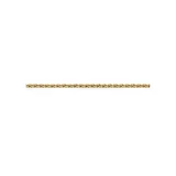Belk & Co 14K Yellow Gold 1.1 Millimeter Diamond Cut Adjustable Cable Chain