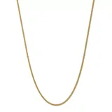 Belk & Co Mens 14K Yellow Gold 2.60Mm Semi Solid 3-Wire Wheat Chain Necklace, 20 In