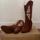 Jessica Simpson Shoes | Jessica Simpson Cowboy Boots | Color: Brown | Size: 8.5
