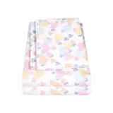 Sweet Home Collection Kids Pastel Vintage Hearts Sheet Set, Twin X-Large