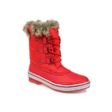Journee Collection Women's North Winter Boots, Red, 7.5M