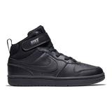 Nike Court Borough Mid 2 Little Kids' Shoes, Boy's, Size: 13, Black