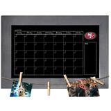 San Francisco 49ers 11" x 19" Monthly Chalkboard with Frame & Clothespins Sign