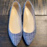 Nine West Shoes | Ballet Flats | Color: Blue/White | Size: 10.5