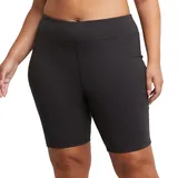 Plus Size Just My Size Stretchy Jersey Bike Shorts, Women's, Size: 2XL, Black