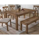 Rosalind Wheeler Hostetler Dining Table Wood in Brown, Size 30.0 H x 60.0 W x 36.0 D in | Wayfair 10054966BBD0452D812981DFB127D7B4