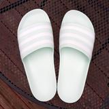 Adidas Shoes | Adidas Mint Slides | Color: Green | Size: 9