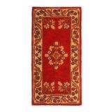 Red Area Rug - World Menagerie Eliphalet Oriental Handmade Wool Rug Wool in Red, Size 22.0 W in | Wayfair H-600