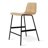 Gus* Modern Lecture Series Bar & Counter Stool Wood/Metal in Brown, Size 19.0 W in | Wayfair ECOTLECT-an