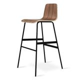 Gus* Modern Lecture Series Bar & Counter Stool Wood/Metal in Brown, Size 39.0 H x 20.0 W x 20.0 D in | Wayfair ECBSLECT-wn