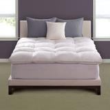Pacific Coast Hotel Deluxe Baffle Box Mattress Topper 230 Thread Count 100% Feathers - Full