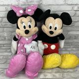 Disney Toys | Disney Mickey Minnie Mouse Plush 24 Jumbo Size | Color: Tan | Size: Unisex
