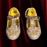 Disney Costumes | Disney Elena Of Avalor Shoes Size 78 | Color: Gold | Size: 78