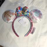 Disney Other | Disney Park Ears | Color: White/Silver | Size: One Size