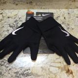 Nike Accessories | Nwt Nike Thermal Gloves Unisex | Color: Black/Silver | Size: Small