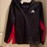 Adidas Shirts & Tops | Black And Red Adidas Hoodie Size Xl | Color: Black/Red | Size: Xlb