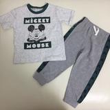 Disney Matching Sets | Disney Mickey Mouse Cute Pants Set | Color: White/Silver | Size: 24mb