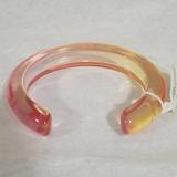 Madewell Jewelry | Madewell Ombr Resin Cuff Bracelet | Color: Pink/Yellow | Size: Os