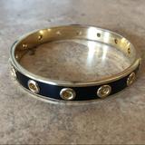 Coach Jewelry | Coach Bangle Bracelet | Color: Black/Gold | Size: Os