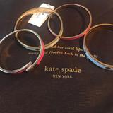 Kate Spade Jewelry | Kate Spade Bangle Bracelet Bundle Nwt | Color: Pink/White | Size: Os