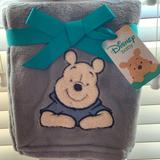 Disney Bedding | Disney Baby Pooh Fleece Blanket Nwt | Color: Gray | Size: Os