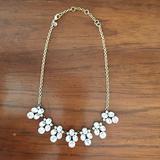 J. Crew Jewelry | J.Crew Women's Sparkle Diamond Crystal Necklace | Color: White | Size: Os