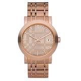Burberry Accessories | Burberry, Bu1864 Rose Gold Check Bracelet Watch | Color: Gold/Pink | Size: Os