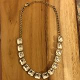 J. Crew Jewelry | Crystal Necklace | Color: Gold/Silver | Size: Os