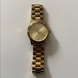 Michael Kors Accessories | Michael Kors Mk5160 Runway Gold Womens Wristwatch | Color: Gold | Size: Os