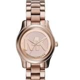 Michael Kors Accessories | Michael Kors Women's Mini Runway Rose Gold Watch | Color: Gold | Size: Os